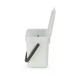 Brabantia Sort En Go Afvalemmer 3 Liter Light Grey -Brabantia 87107552132292