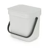 Brabantia Sort En Go Afvalemmer 3 Liter Light Grey -Brabantia 87107552132294