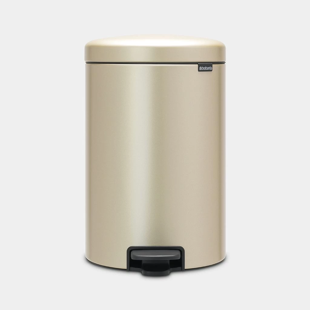 Brabantia Pedaalemmer NewIcon 20 Liter Champagne 3 Brabantia Pedaalemmer NewIcon 20 Liter Champagne