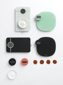 Brabantia Tasty+ Keukenweegschaal Digitaal - Op Batterijen - Dark Grey -Brabantia 891x1200