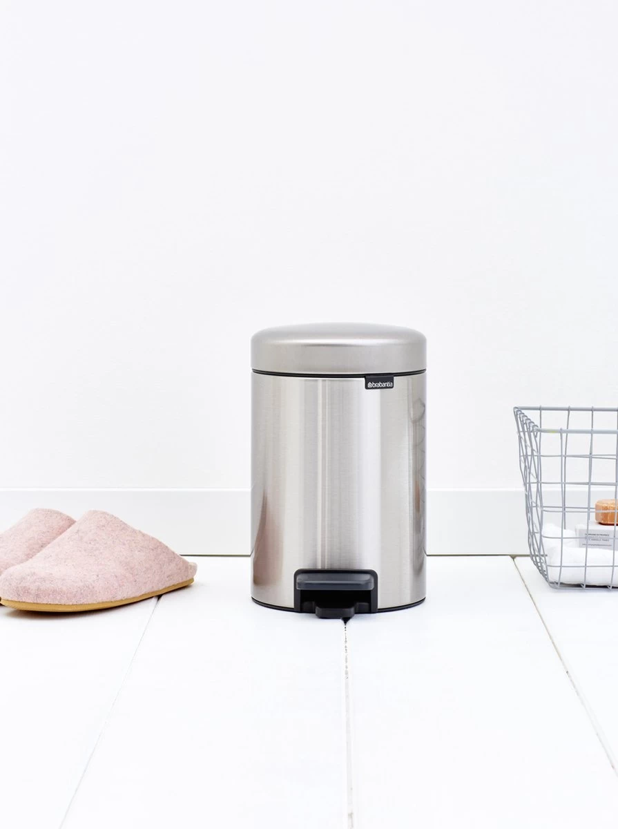 Brabantia NewIcon Prullenbak - 3 L - Matt Steel Fingerprint Proof 16 Brabantia NewIcon Prullenbak - 3 L - Matt Steel Fingerprint Proof - Afbeelding 14