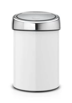 Brabantia Touch Bin 3 Liter Wit