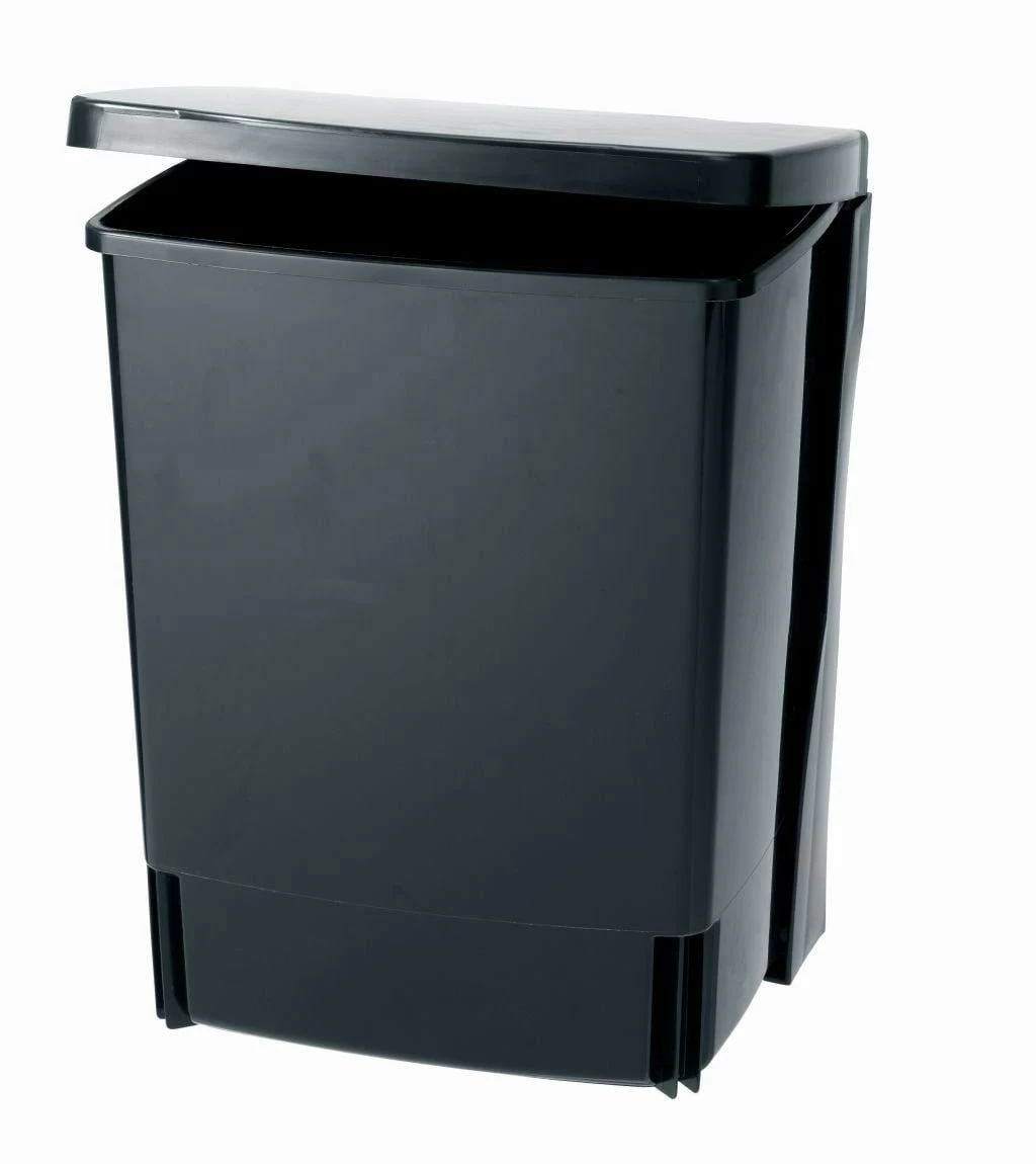 Brabantia Inbouwemmer Afvalverzamelaar 10 Liter Zwart 4 Brabantia Inbouwemmer Afvalverzamelaar 10 Liter Zwart - Afbeelding 2