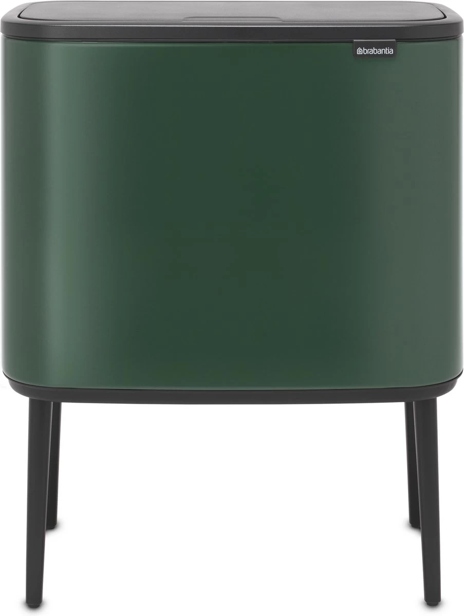 Brabantia Afvalemmer Bo Touch Bin Pine Green, 11 + 23 L 3 Brabantia Afvalemmer Bo Touch Bin Pine Green, 11 + 23 L