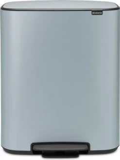 Brabantia Bo Prullenbak - 2 X 30 L - Metallic Mint