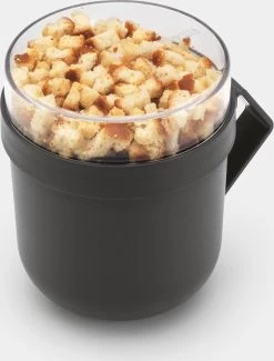 Brabantia Make & Take Soepbeker - 0,6 L - Kunststof - Dark Grey -Brabantia 912x1200