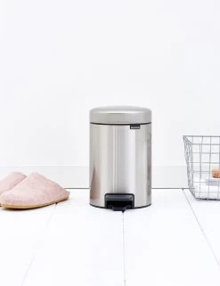 Brabantia NewIcon Prullenbak - 3 L - Matt Steel -Brabantia 923x1200