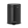 Brabantia Pedaalemmer NewIcon 5 Liter Matt Black -Brabantia 934a4324810da78da51f3faea84bb3de