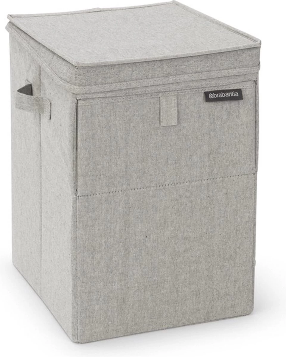 Brabantia Wasmand Met Deksel - Stapelbaar - 35 L - Grey 3 Brabantia Wasmand Met Deksel - Stapelbaar - 35 L - Grey