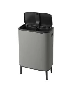 Brabantia - Bo Touch Bin Hi 2 X 30 L Mineral C Grey -Brabantia 982x1200 1