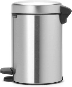 Brabantia NewIcon Prullenbak - 3 L - Matt Steel -Brabantia 992x1200