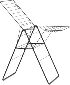 Brabantia HangOn Droogrek Inklapbaar - 20 Meter - Matt Black