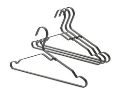 Brabantia Aluminium Kledinghanger Set Van 4 Black