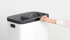 Brabantia Waszak Voor Bo Wasbox 2x45 Liter 11 Brabantia Waszak Voor Bo Wasbox 2x45 Liter -Brabantia Bo Laundry Bin Bag 2 x 45L Grey 8710755200724 Brabantia 96dpi 1000x570px 7 NR 22652