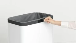 Brabantia Waszak Voor Bo Wasbox 60 Liter -Brabantia Bo Laundry Bin Bag 60L Grey 8710755200700 Brabantia 300dpi 4375x2491px 6 NR 22137