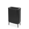 Brabantia Wasbox Hi 2 X 45 Liter - Matt Black -Brabantia Bo Laundry Bin Hi 2 x 45L Plastic Lid Matt Black 8710755200564 Brabantia 96dpi 1000x1000px 7 NR 22111