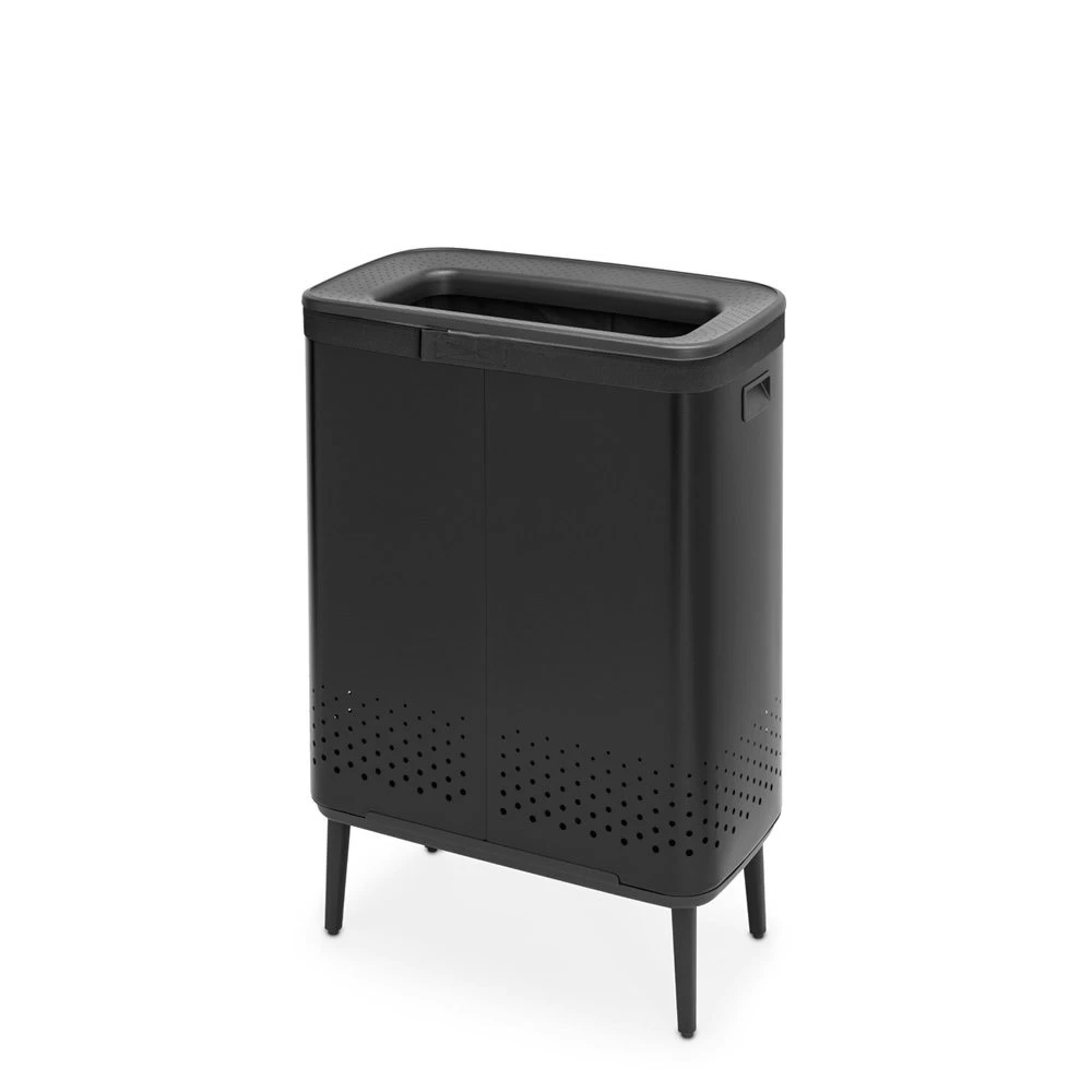 Brabantia Wasbox Hi 2 X 45 Liter - Matt Black 4 Brabantia Wasbox Hi 2 X 45 Liter - Matt Black - Afbeelding 2