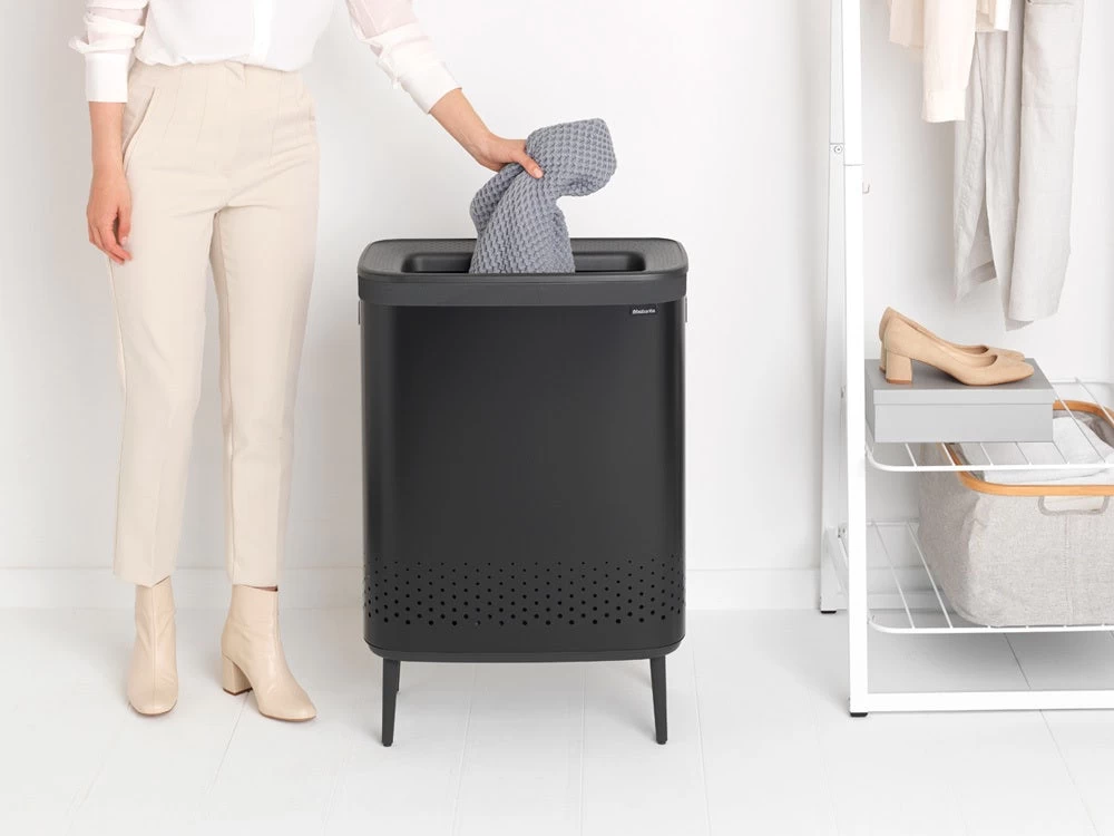 Brabantia Wasbox Hi 2 X 45 Liter - Matt Black 12 Brabantia Wasbox Hi 2 X 45 Liter - Matt Black - Afbeelding 10