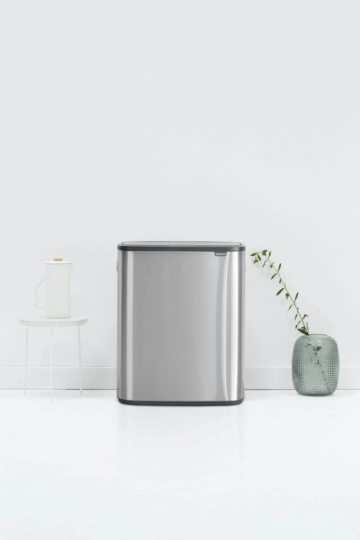 Brabantia Bo Touch Bin 2x30 Liter Matt Steel Fingerprint Proof 3 Brabantia Bo Touch Bin 2x30 Liter Matt Steel Fingerprint Proof