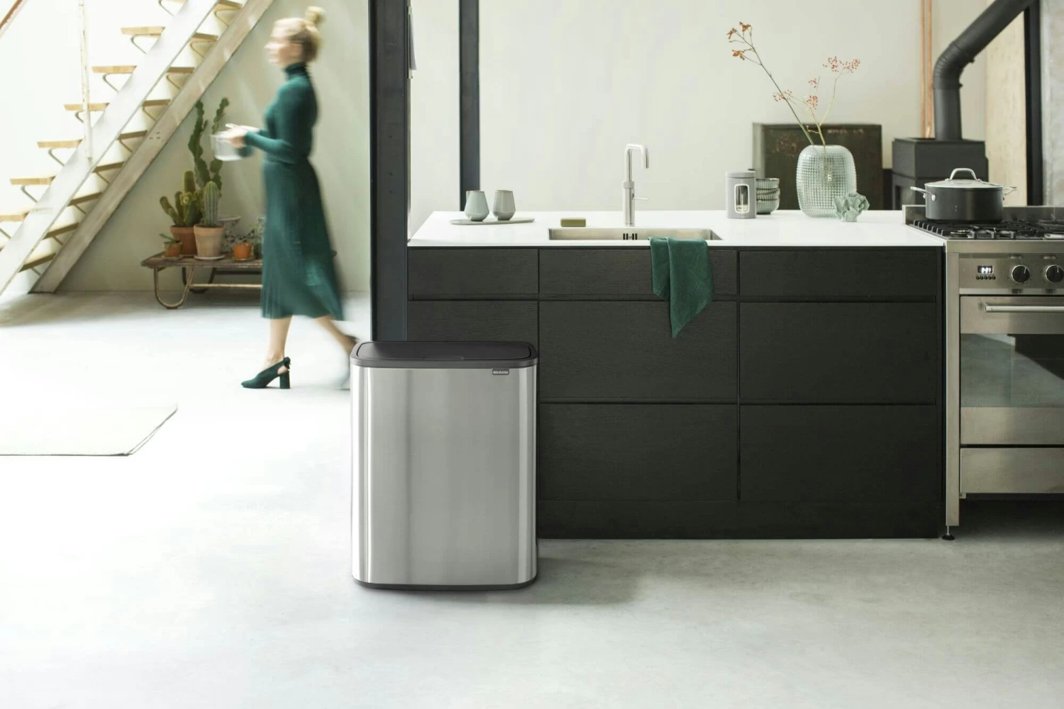 Brabantia Bo Touch Bin 2x30 Liter Matt Steel Fingerprint Proof 15 Brabantia Bo Touch Bin 2x30 Liter Matt Steel Fingerprint Proof - Afbeelding 13