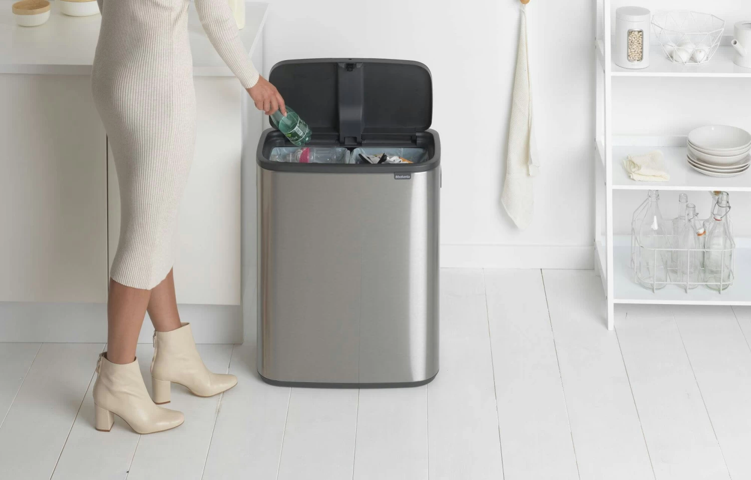 Brabantia Bo Touch Bin 2x30 Liter Matt Steel Fingerprint Proof 13 Brabantia Bo Touch Bin 2x30 Liter Matt Steel Fingerprint Proof - Afbeelding 11