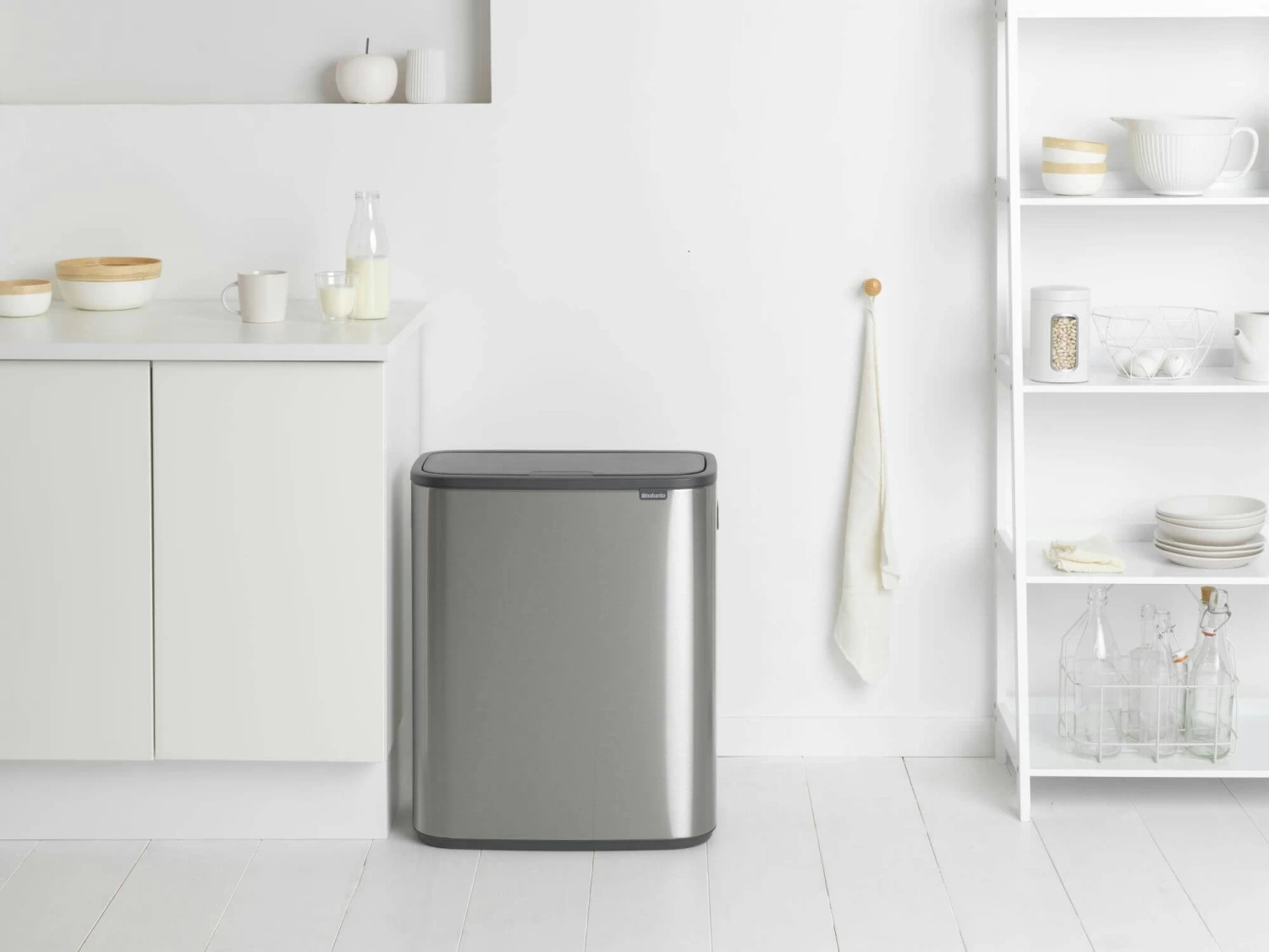 Brabantia Bo Touch Bin 2x30 Liter Matt Steel Fingerprint Proof 8 Brabantia Bo Touch Bin 2x30 Liter Matt Steel Fingerprint Proof - Afbeelding 6