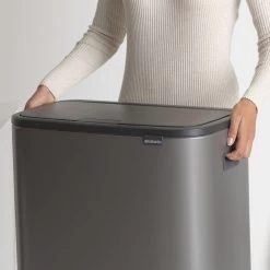 Brabantia Bo Touch Bin 2x30 Liter Platinum 17 Brabantia Bo Touch Bin 2x30 Liter Platinum -Brabantia Bo Touch Bin 2 x 30L Platinum 8710755221521 Brabantia 300dpi 2456x2456px 6 NR 14457
