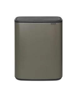 Brabantia Bo Touch Bin 2x30 Liter Platinum