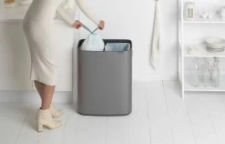 Brabantia Bo Touch Bin 2x30 Liter Platinum 16 Brabantia Bo Touch Bin 2x30 Liter Platinum -Brabantia Bo Touch Bin 2 x 30L Platinum 8710755221521 Brabantia 300dpi 6878x4393px 6 NR 14450