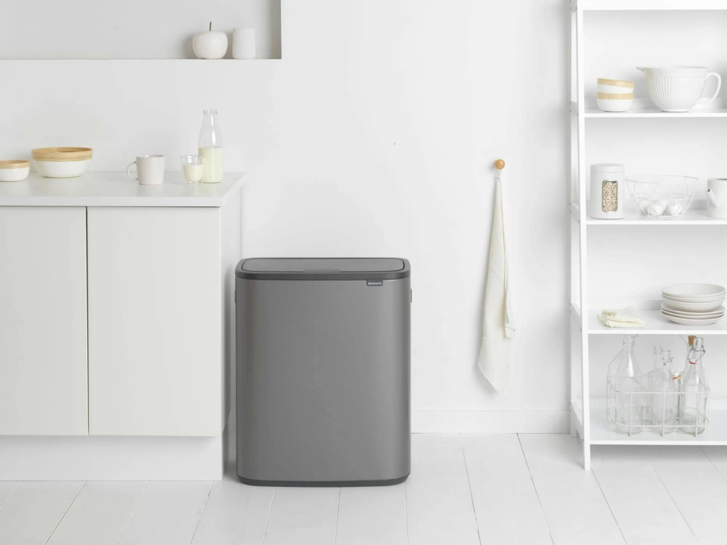 Brabantia Bo Touch Bin 2x30 Liter Platinum 10 Brabantia Bo Touch Bin 2x30 Liter Platinum - Afbeelding 8
