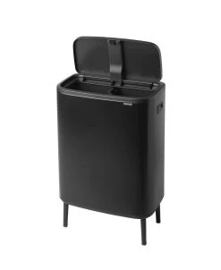 Brabantia Bo Touch Bin Hi 2x30 Liter Matt Black 18 Brabantia Bo Touch Bin Hi 2x30 Liter Matt Black -Brabantia Bo Touch Bin Hi 2 x 30L Matt Black 8710755130625 Brabantia 300dpi 4500x5500px 6 NR 14916