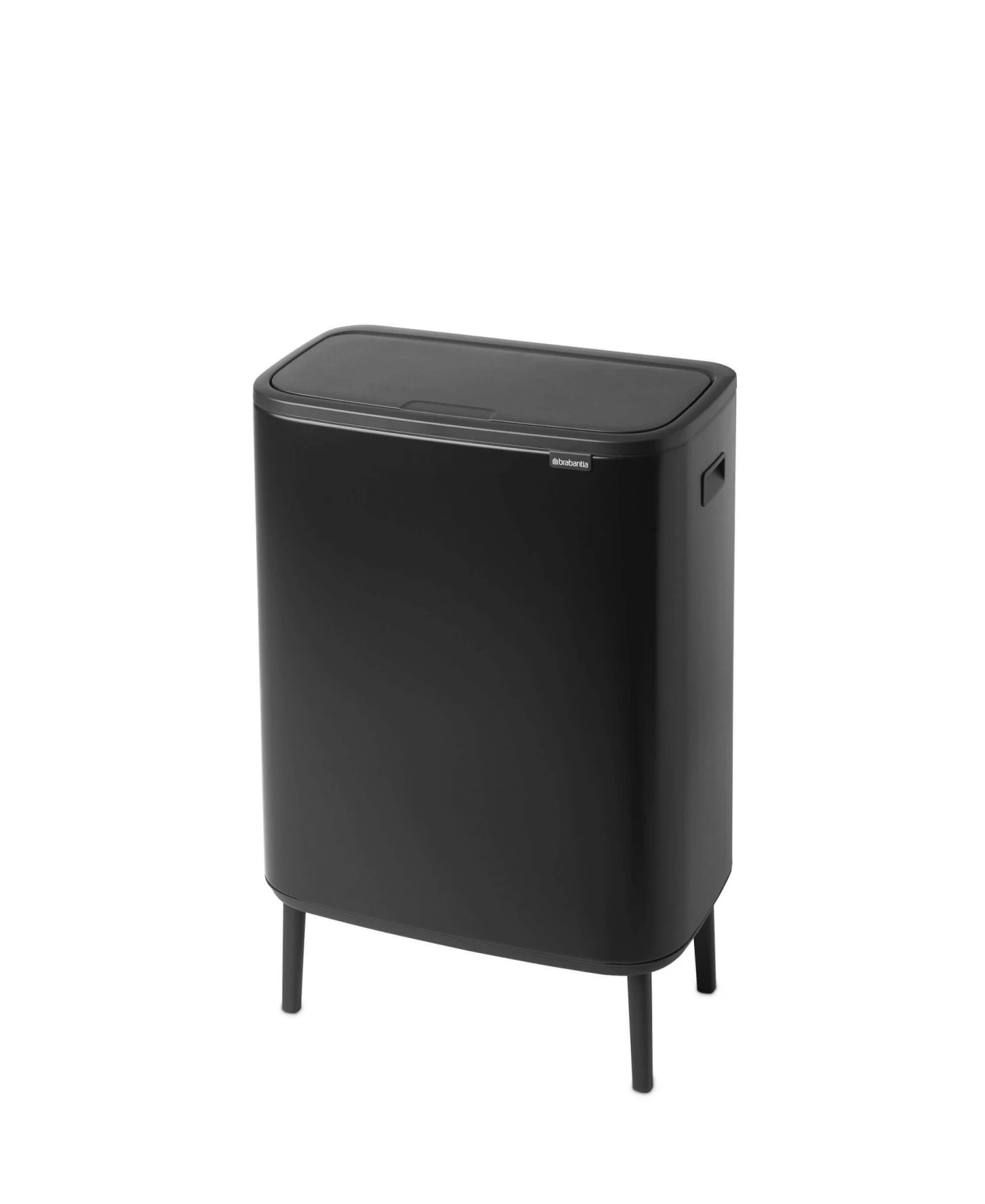 Brabantia Bo Touch Bin Hi 2x30 Liter Matt Black 3 Brabantia Bo Touch Bin Hi 2x30 Liter Matt Black