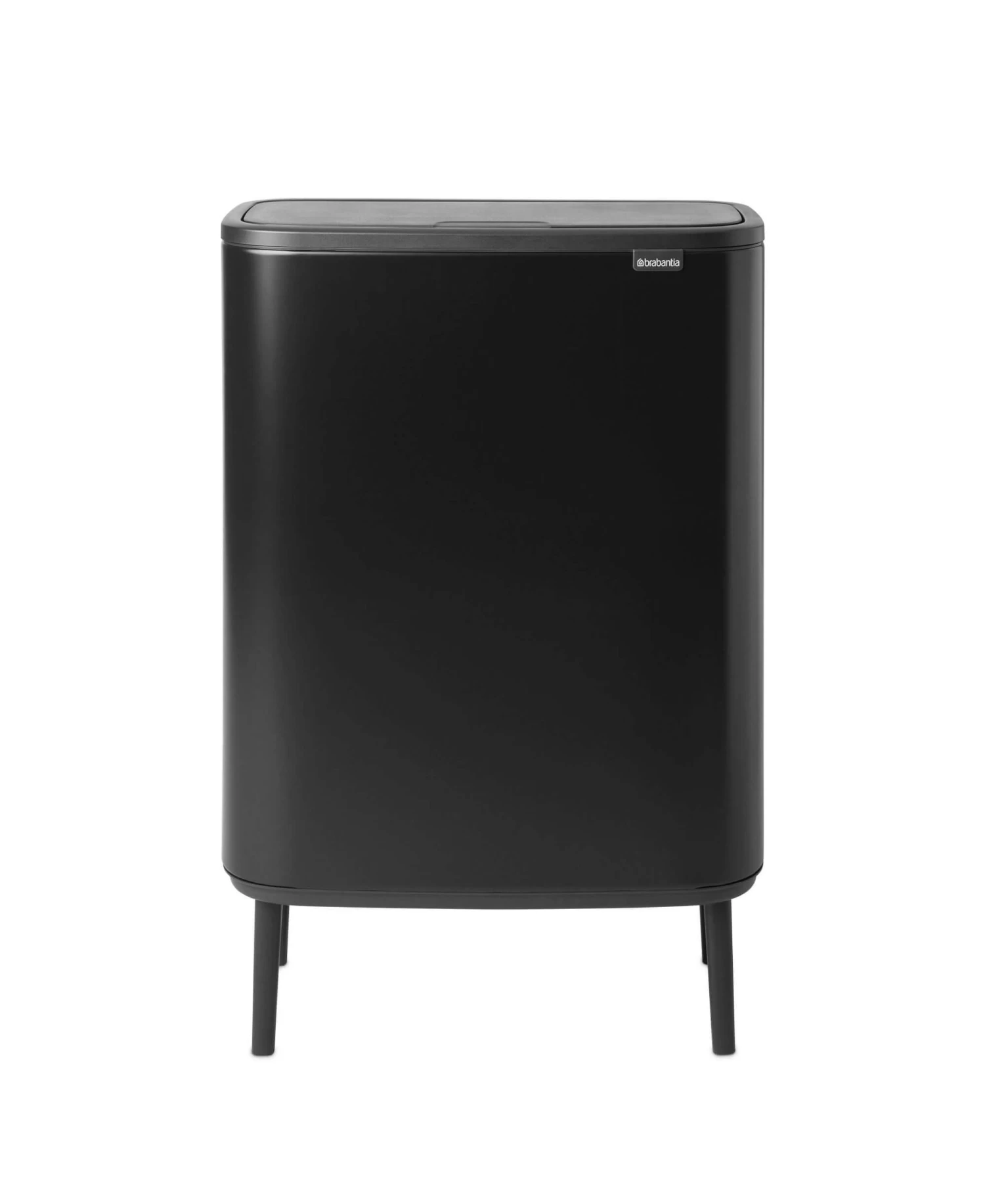 Brabantia Bo Touch Bin Hi 2x30 Liter Matt Black 4 Brabantia Bo Touch Bin Hi 2x30 Liter Matt Black - Afbeelding 2
