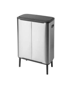 Brabantia Bo Touch Bin Hi 2x30 Liter Matt Steel Fingerprint Proof -Brabantia Bo Touch Bin Hi 2 x 30L Matt Steel Fingerprint Proof 8710755130649 Brabantia 300dpi 4500x5500px 6 NR 14945