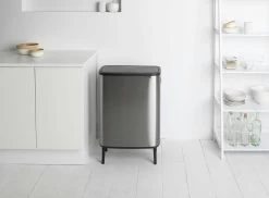 Brabantia Bo Touch Bin Hi 2x30 Liter Matt Steel Fingerprint Proof -Brabantia Bo Touch Bin Hi 2 x 30L Matt Steel Fingerprint Proof 8710755130649 Brabantia 300dpi 5448x4014px 6 NR 14931