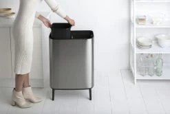 Brabantia Bo Touch Bin Hi 2x30 Liter Matt Steel Fingerprint Proof -Brabantia Bo Touch Bin Hi 2 x 30L Matt Steel Fingerprint Proof 8710755130649 Brabantia 300dpi 6200x4160px 6 NR 14935