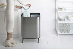 Brabantia Bo Touch Bin Hi 2x30 Liter Matt Steel Fingerprint Proof -Brabantia Bo Touch Bin Hi 2 x 30L Matt Steel Fingerprint Proof 8710755130649 Brabantia 300dpi 6200x4160px 6 NR 14937