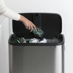 Brabantia Bo Touch Bin Hi 60 Liter Matt Steel Fingerprintproof -Brabantia Bo Touch Bin Hi 60L Matt Steel Fingerprint Proof 8710755130267 Brabantia 300dpi 1590x1590px 6 NR 14867 190412 132050