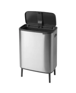 Brabantia Bo Touch Bin Hi 60 Liter Matt Steel Fingerprintproof -Brabantia Bo Touch Bin Hi 60L Matt Steel Fingerprint Proof 8710755130267 Brabantia 300dpi 4500x5500px 6 NR 14861 2