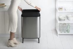 Brabantia Bo Touch Bin Hi 60 Liter Matt Steel Fingerprintproof -Brabantia Bo Touch Bin Hi 60L Matt Steel Fingerprint Proof 8710755130267 Brabantia 300dpi 6200x4160px 6 NR 14862