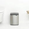 Brabantia Bo Touch Bin 7 Liter Met Kunststof Binnenemmer Matt Steel Fpp