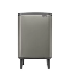 Brabantia Bo Hi Afvalemmer 12 Liter Platinum -Brabantia Bo Waste Bin Hi 12L Platinum 8710755227288 Brabantia 300dpi 7500x8500px 6 NR 30808