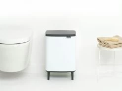 Brabantia Bo Hi Afvalemmer 12 Liter White -Brabantia Bo Waste Bin Hi 12L White 8710755227240 Brabantia 300dpi 5180x3885px 6 NR 30470