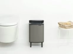 Brabantia Bo Hi Afvalemmer 7 Liter Platinum