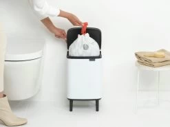 Brabantia Bo Hi Afvalemmer 7 Liter White -Brabantia Bo Waste Bin Hi 7L White 8710755227165 Brabantia 300dpi 5180x3885px 6 NR 30435