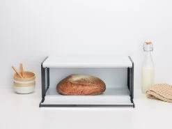 Brabantia Broodtrommel Met Klepdeksel Wit -Brabantia Fall Front Bread Bin White 8710755306006 Brabantia 96dpi 1000x750px 7 NR 21155