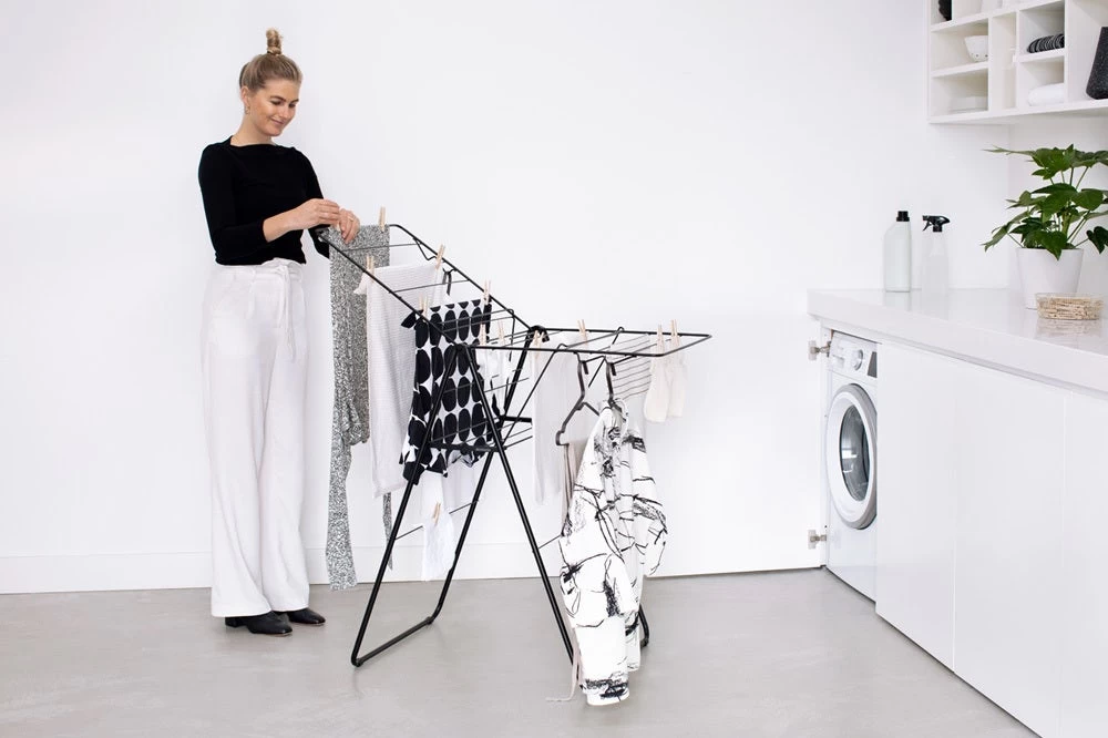 Brabantia Hangon Droogrek 15 Meter Matt Black 12 Brabantia Hangon Droogrek 15 Meter Matt Black - Afbeelding 10