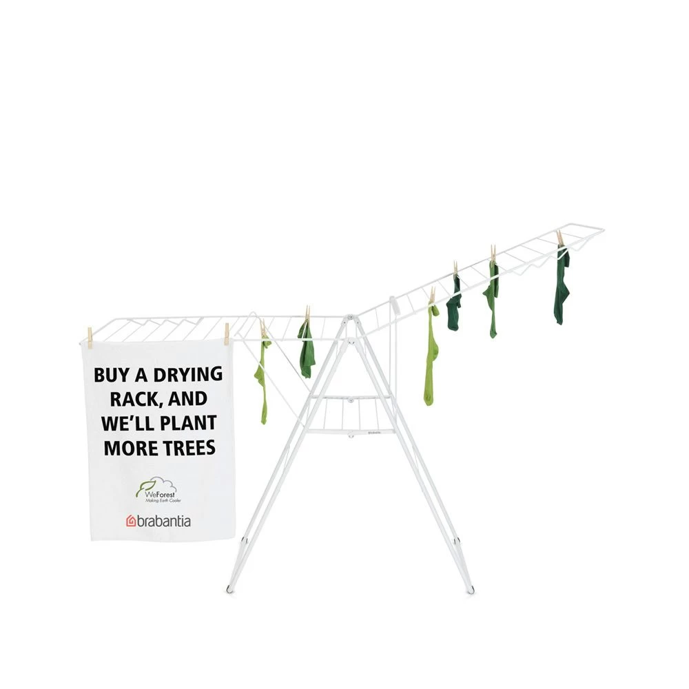 Brabantia HangOn Droogrek 25 Meter White 3 Brabantia HangOn Droogrek 25 Meter White