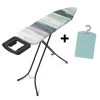Brabantia Strijkplank B 124x38cm Met Solide Stoomstrijkijzer Incl Wasgoed Vouwplank OP=OP -Brabantia Ironing Board BSSIR incl folding board Morning Breeze 8710755100451 Brabantia 300dpi 4498x4013px 6 NR 24469