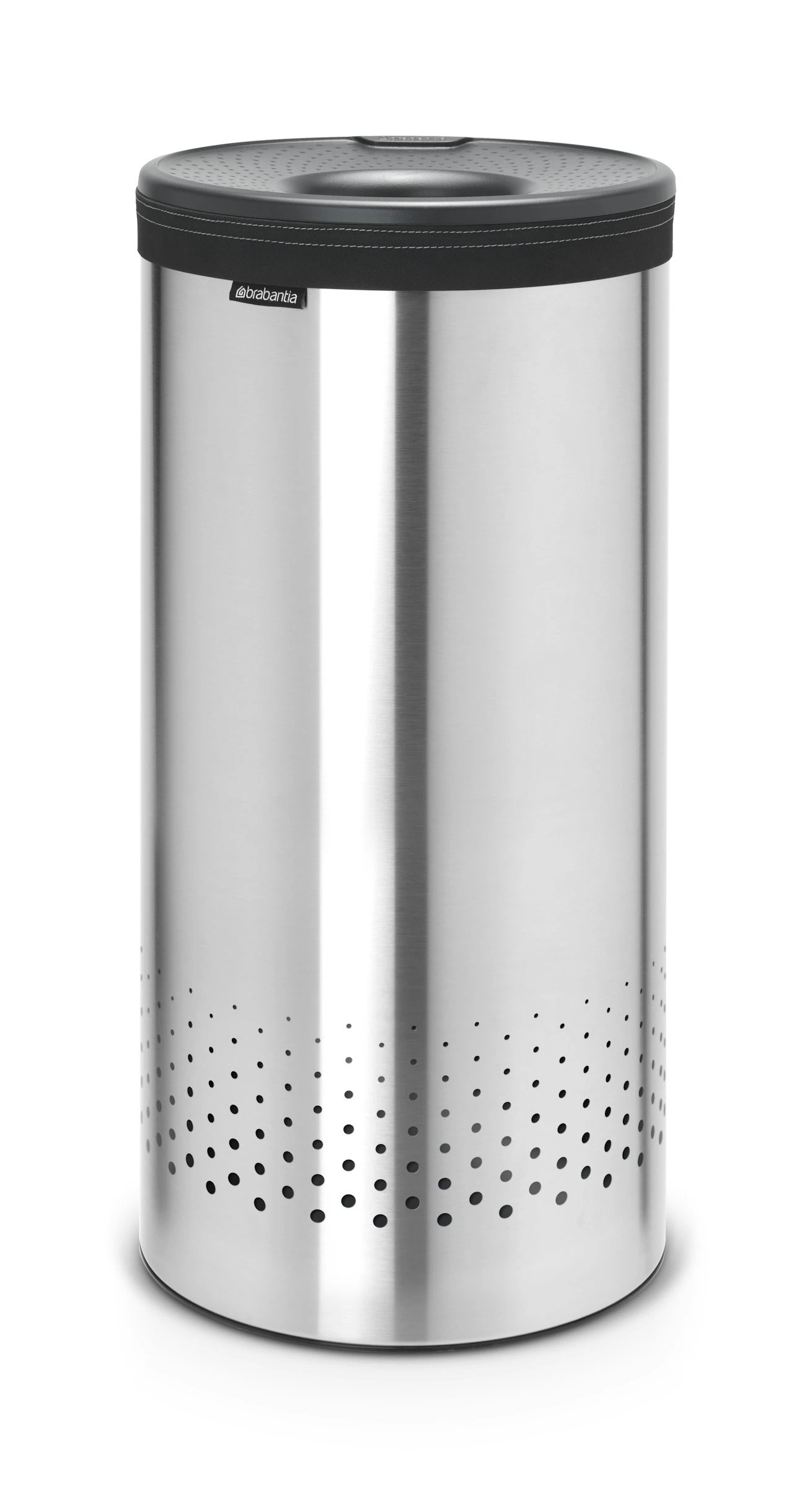 Brabantia Wasbox 35 Liter Met Kunststof Deksel Matt Steel / Dark Grey 3 Brabantia Wasbox 35 Liter Met Kunststof Deksel Matt Steel / Dark Grey